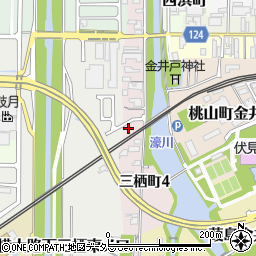 京都府京都市伏見区三栖町3丁目839周辺の地図