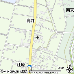 愛知県安城市石井町高井229-1周辺の地図