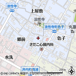愛知県岡崎市法性寺町郷前6周辺の地図