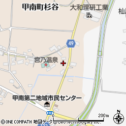 滋賀県甲賀市甲南町杉谷360周辺の地図
