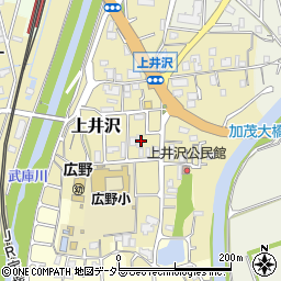 兵庫県三田市上井沢620周辺の地図