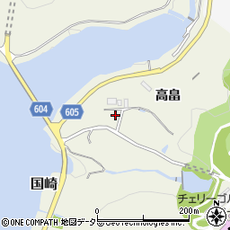 兵庫県川西市国崎高畠周辺の地図
