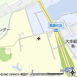 兵庫県三田市上内神1621周辺の地図
