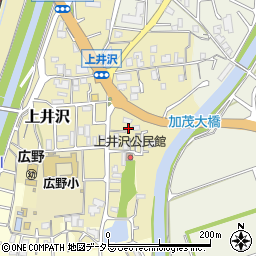 兵庫県三田市上井沢237周辺の地図