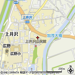 兵庫県三田市上井沢233周辺の地図