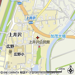 兵庫県三田市上井沢236周辺の地図
