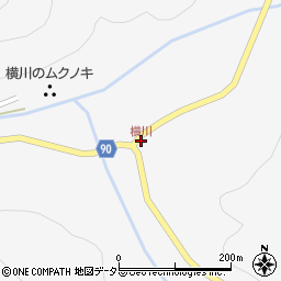 横川周辺の地図