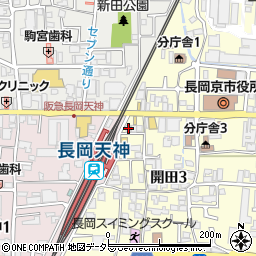 明光義塾長岡天神教室周辺の地図