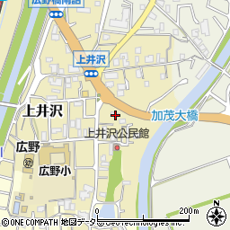 兵庫県三田市上井沢234周辺の地図