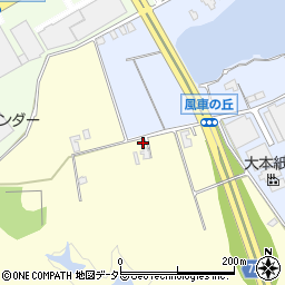 兵庫県三田市上内神1629周辺の地図