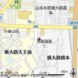 京都府京都市伏見区横大路橋本17-6周辺の地図