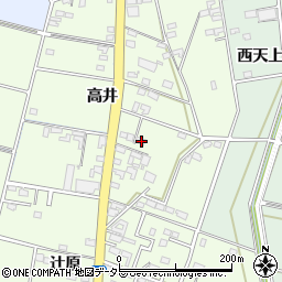 愛知県安城市石井町高井232周辺の地図