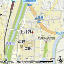 兵庫県三田市上井沢638周辺の地図