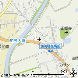 兵庫県三田市加茂周辺の地図