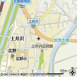 兵庫県三田市上井沢238周辺の地図