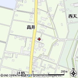 愛知県安城市石井町高井236周辺の地図