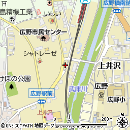 兵庫県三田市上井沢57周辺の地図