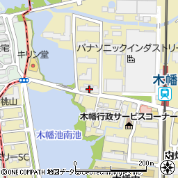 新鮮館コスモ木幡店周辺の地図