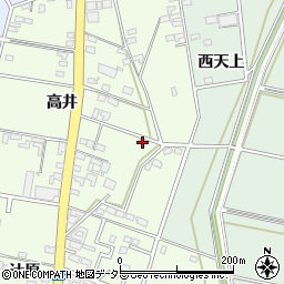 愛知県安城市石井町高井31周辺の地図