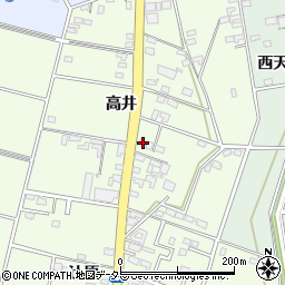 愛知県安城市石井町高井237周辺の地図