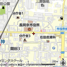トヨタレンタリース京都長岡京店周辺の地図