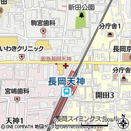 メサベルテ長岡京店周辺の地図