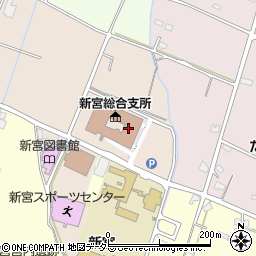 たつの市役所新宮総合支所　地域振興課地域振興係周辺の地図