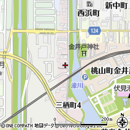 京都府京都市伏見区三栖町3丁目833周辺の地図
