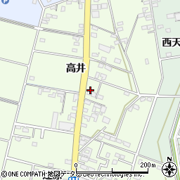 愛知県安城市石井町高井239周辺の地図