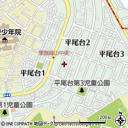 京都府宇治市平尾台周辺の地図