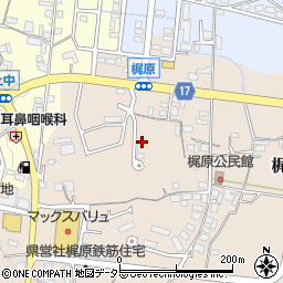 兵庫県加東市梶原294周辺の地図