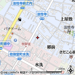 愛知県岡崎市法性寺町郷前37周辺の地図