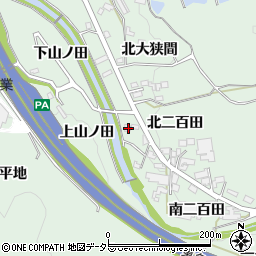 愛知県岡崎市保母町北二百田14周辺の地図