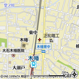 京都府宇治市木幡東中54-6周辺の地図