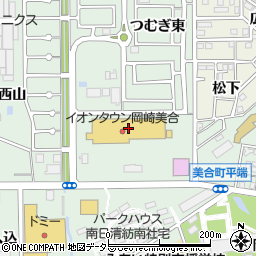 マックスバリュ岡崎美合店周辺の地図