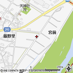 愛知県安城市村高町周辺の地図