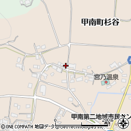 滋賀県甲賀市甲南町杉谷391-1周辺の地図