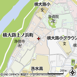 京都府京都市伏見区横大路畑中町周辺の地図
