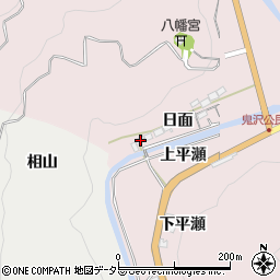 愛知県岡崎市夏山町日面27周辺の地図