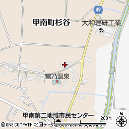 滋賀県甲賀市甲南町杉谷375周辺の地図