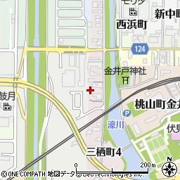 京都府京都市伏見区三栖町3丁目831周辺の地図
