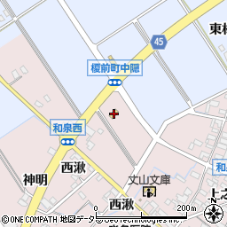 愛知県安城市和泉町長筬22周辺の地図