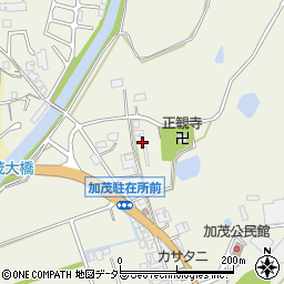 兵庫県三田市加茂318周辺の地図