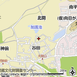 京都府長岡京市奥海印寺北開24-17周辺の地図