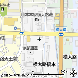京都府京都市伏見区横大路橋本25-3周辺の地図