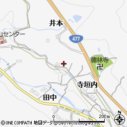兵庫県川西市黒川井本周辺の地図