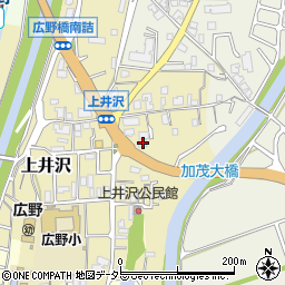 兵庫県三田市上井沢245周辺の地図