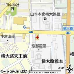 京都府京都市伏見区横大路橋本20周辺の地図