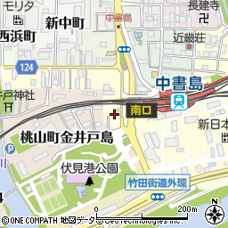 京都府京都市伏見区三栖向町734周辺の地図