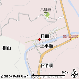 愛知県岡崎市夏山町日面24周辺の地図